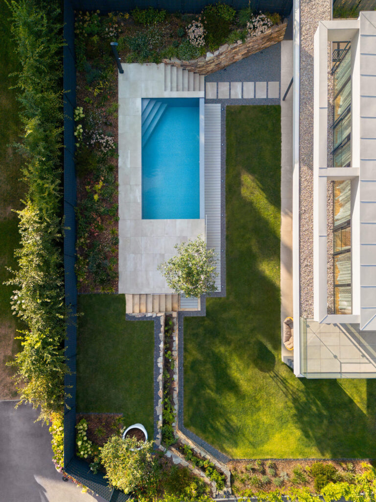 draufsicht gartengestaltung